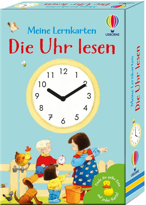 Actual product image My flashcards - Reading the clock (German, 5 - 8 years)
