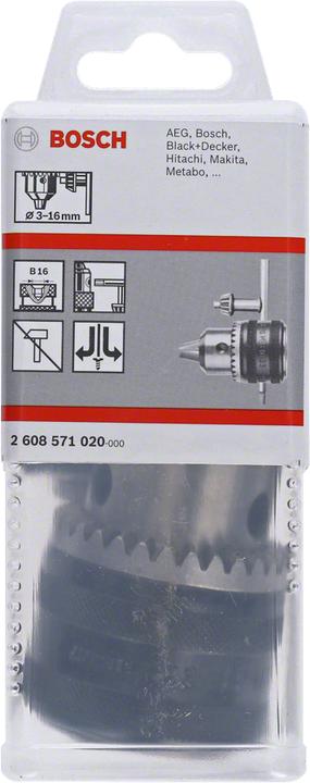 Produktbild Bosch Professional Zubehör Zahnkranzbohrfutter bis 16 mm