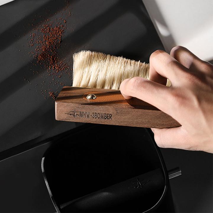 Actual product image MHW 3Bomber Leather coat brush