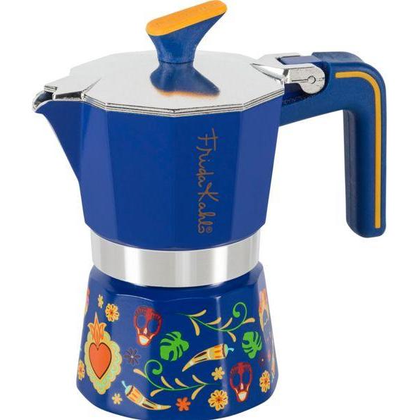 Pedrini Frida Kahlo, Caffettiera moka, Blu