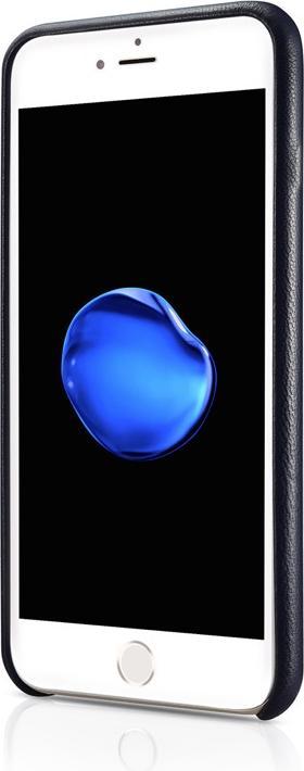 Produktbild iCarer iPhone XS Max - Luxury Echtleder Xoomz XIXS03-BU, dunkelblau (Apple iPhone XS Max)