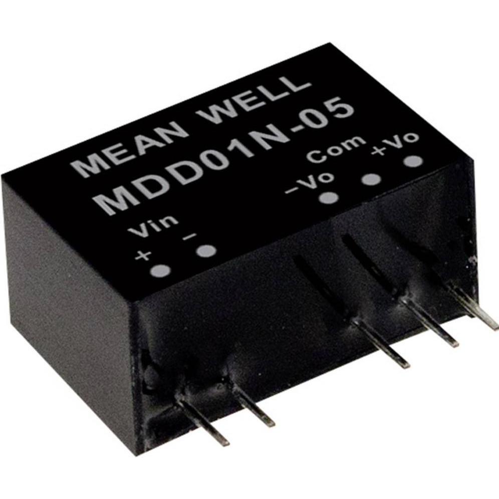 MeanWell, Spannungswandler, DC/DCWandlerModule Serie MDD01 SIP/SIL7 Case Dual Output 1 ungeregelt Medical