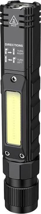 Actual product image Superfire G19 multifunction flashlight, 200lm, USB (14 cm, 200 lm)