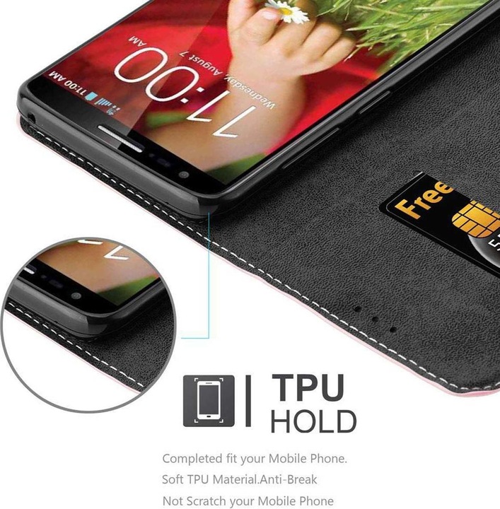 Actual product image Cadorabo Book X Wallet Cover (LG G2)