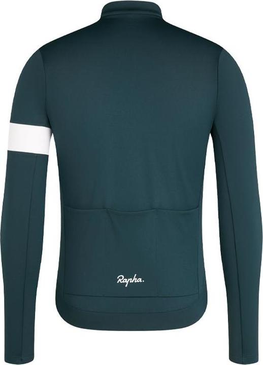 Produktbild Rapha Jersey 25 Core Thermal LS Medium Forest Green/White (M)