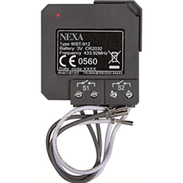 Nexa WBT-912 smart home transmitter Wired & Wireless Wall-mounted, Automatisierung