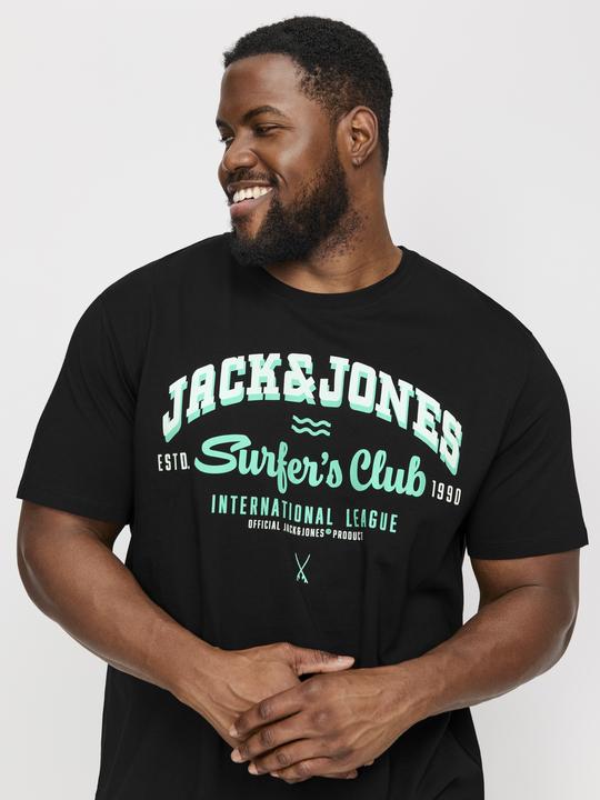 Actual product image Jack & Jones Jjelogo Tee Ss O-Neck 2 Col Aw24 S Pls (XXL)