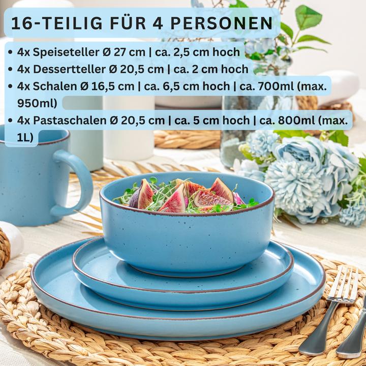 Actual product image Sänger Geschirr Tafelservice Bombay Saphir (16 pcs.)