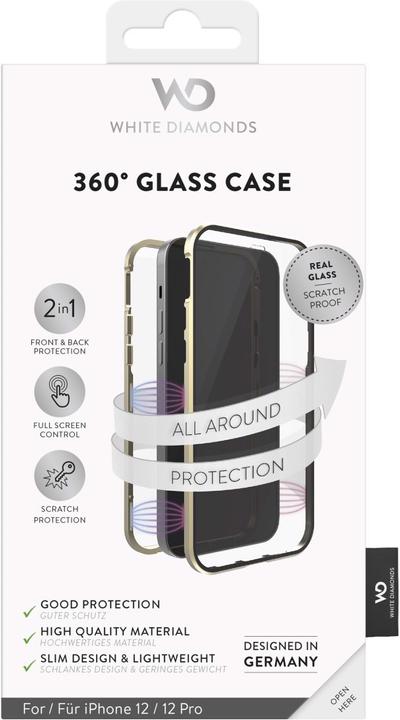 Actual product image White Diamonds 360° Glass (Apple iPhone 12, Apple iPhone 12 Pro)