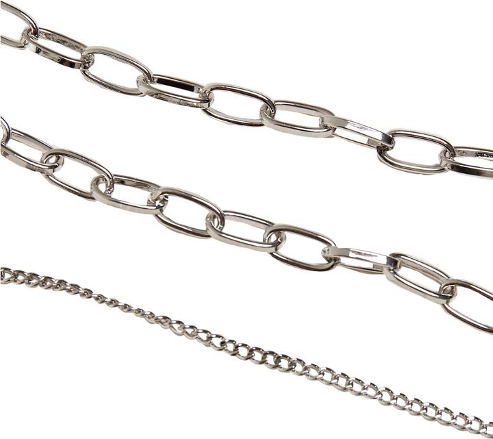 Immagine prodotto Urban Classics Collana con croce a strati (50% zinco, 50% di ferro)