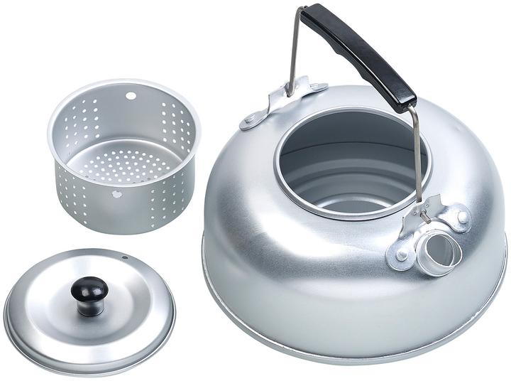Immagine prodotto Semptec Bollitore da campeggio in alluminio con filtro per il tè e manico isolato, 0,75 l