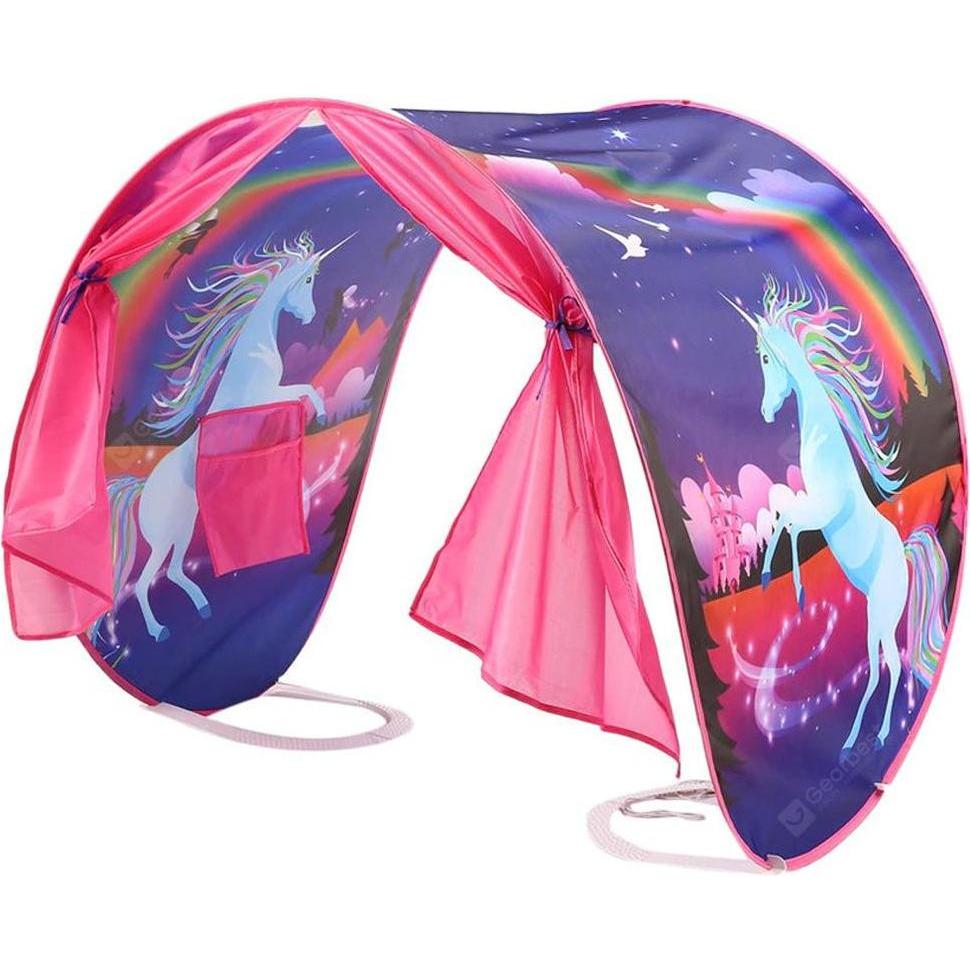 JTI Zelt für Bett - Einhorn-Fantasie