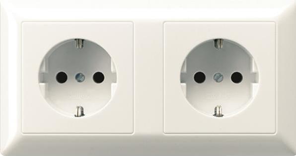 Actual product image JUNG Channel SCHUKO socket
