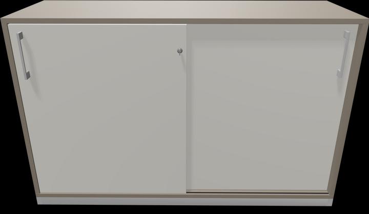 Actual product image Narbutas Choice sliding door cabinet (120 x 40 x 76 cm)