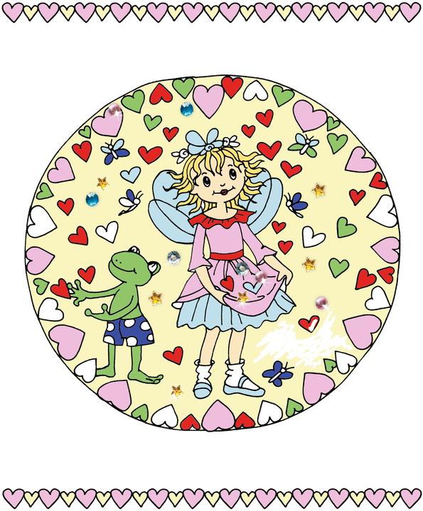 Immagine prodotto Malblock mit Glitzersteinchen: Mandalas