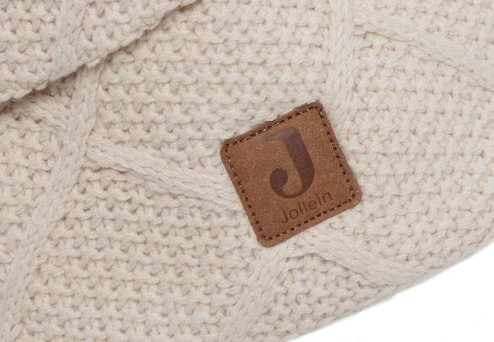 Immagine prodotto Jollein Cestino per la cura Check Knit Oatmeal 14 x 18 cm