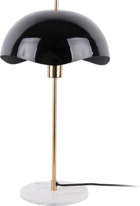 Leitmotiv enamelled table lamp waved dome (E27)
