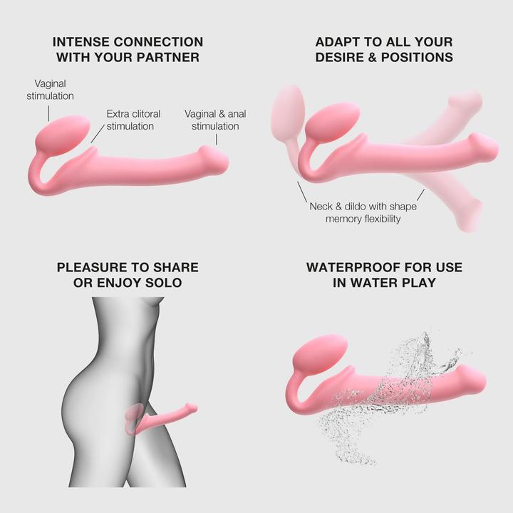 Image du produit Strap-on-me Semi-réaliste Bendable