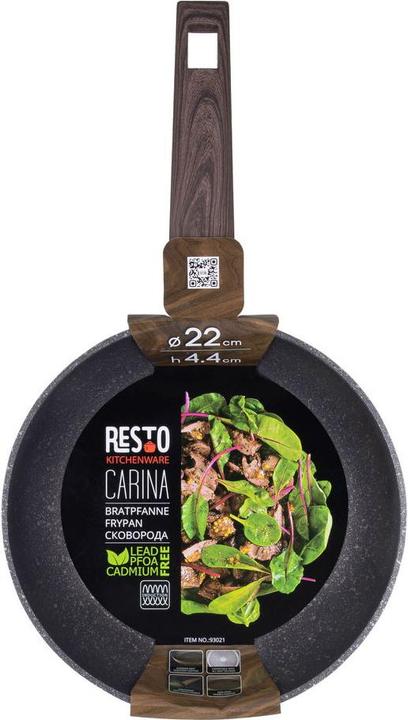 Produktbild Resto FRYPAN D22 H4.4CM/93021 (22 cm, Bratpfanne, Aluminium)