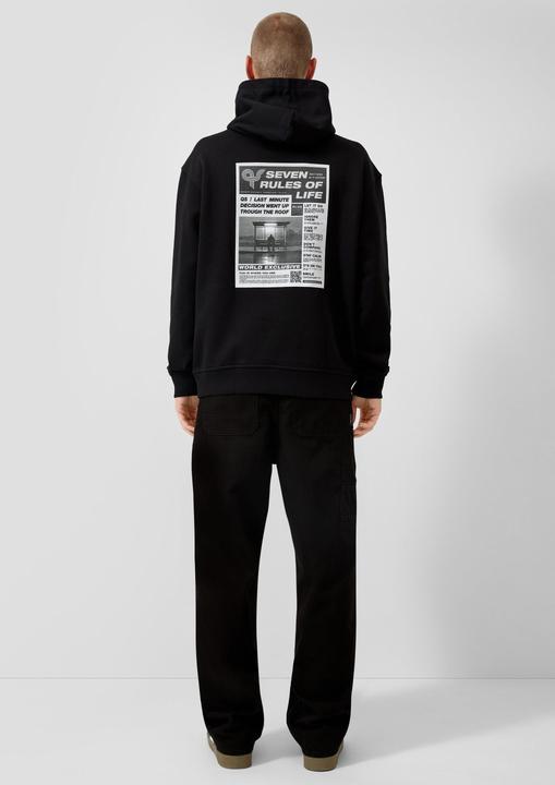 Produktbild s.Oliver Sweatshirt Streets Hoodie mit Print (L)
