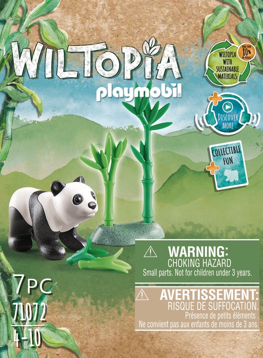 Produktbild Playmobil Junger Panda (71072, Playmobil Wiltopia)