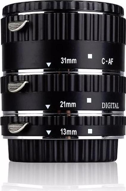 Actual product image Meike Extension Tube Set AF (Macro intermediate ring, Canon EF, Canon EF-S)