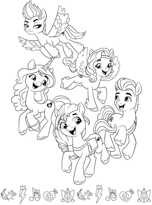 Immagine prodotto Blocco da colorare My Little Pony