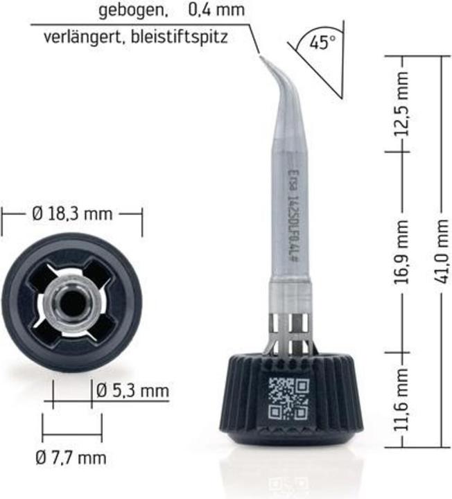 0142SDLF04L/SB Soldering tip Tip size 0.40 mm Contents 1 pc. (Soldering tip)