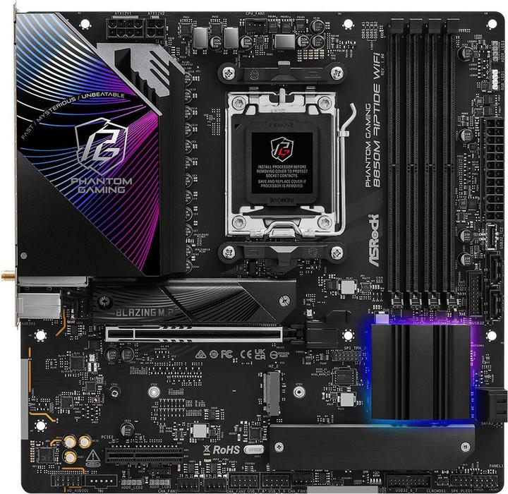 Produktbild AsRock B850M Riptide WiFi (AM5, AMD B850, mATX)