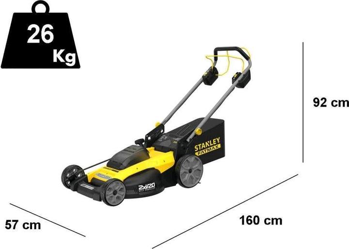 Actual product image Stanley ST KOSIARKA V20 SFMCMWS251M (Rechargeable battery operated)