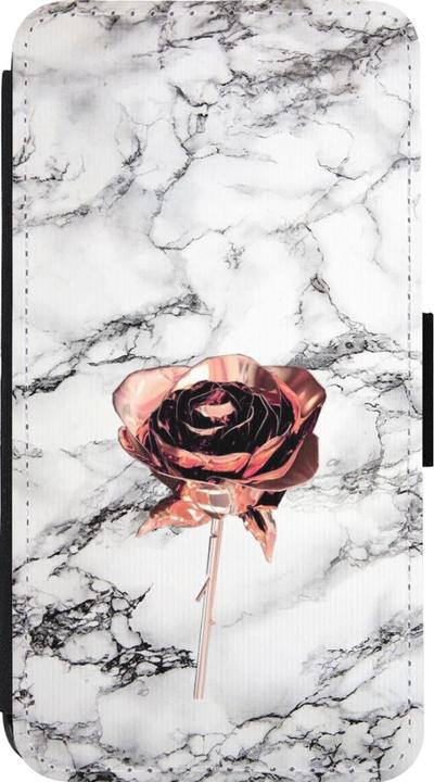 Actual product image PhoneLook Cover Wallet Black Marble Rose Gold (Apple iPhone 13 mini)