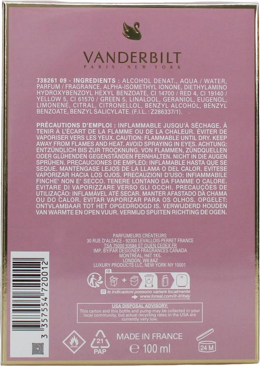 Immagine prodotto Gloria Vanderbilt Vanderbilt (Eau de toilette, 100 ml)