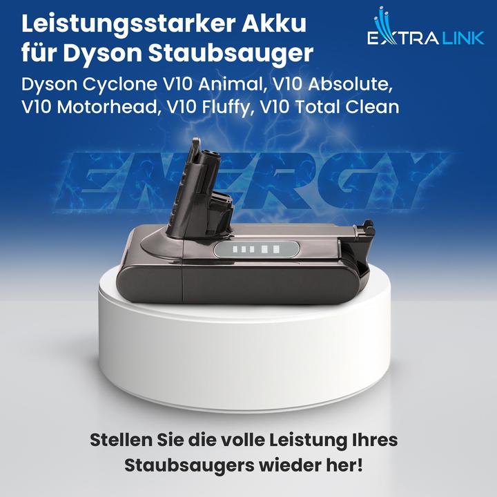 Image du produit Extralink Batterie rechargeable pour aspirateur Dyson V10 25.2V 3000mAh