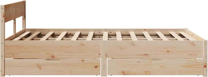 Actual product image VidaXL Bed without mattress (120 x 190 cm)