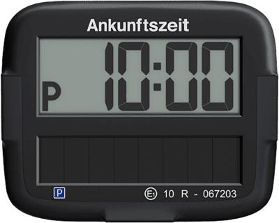 Needit PARK Micro Solar elektr. Parkscheibe Zulass. schw.