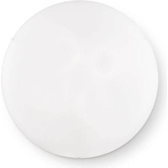Ideal lux, Wandleuchte + Deckenleuchte, SIMPLY Deckenleuchte E27 4-fach ⌀500mm dimmbar Weiss 007991 (E27)