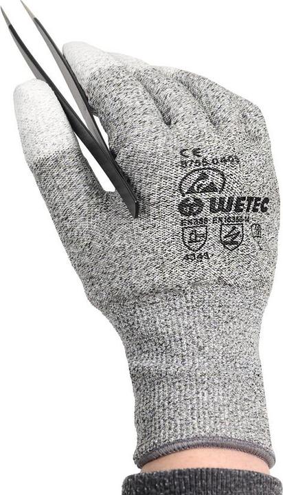 Produktbild Wetec ESD-Carbon-Schnittschutzhandschuh, XS (XS)