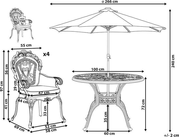 Produktbild Beliani Sapri