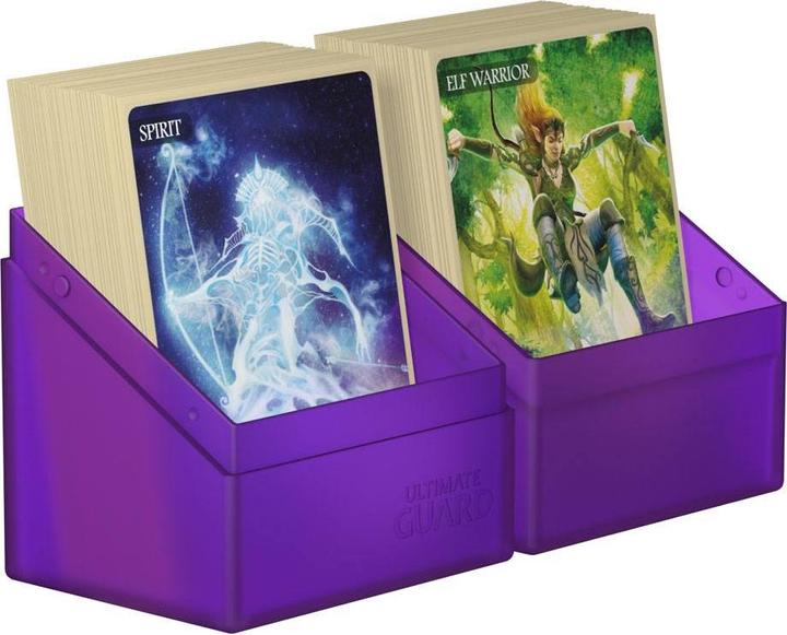 Produktbild Ultimate Guard UGD010687 - Boulder Kartenbox - 80+ Karten, Standardgrösse, amathyst
