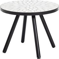Domoletti Outdoor Table Noir/Gris (50 cm)
