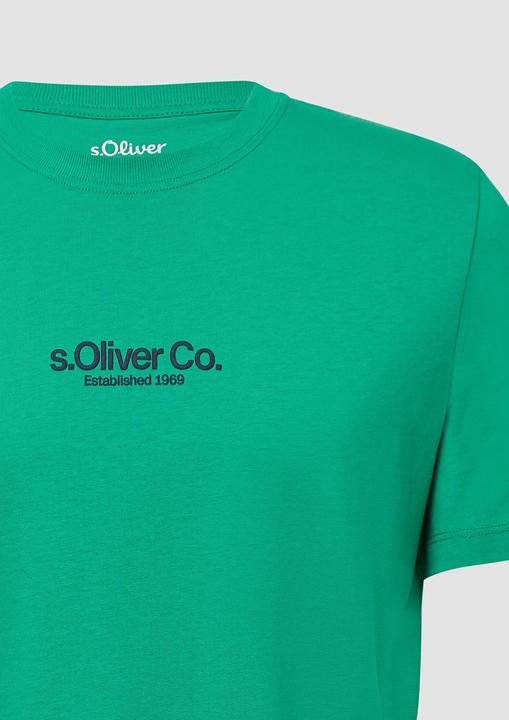 Produktbild S.Oliver T-Shirt T-Shirt aus Baumwolle mit Logo-Print (S)