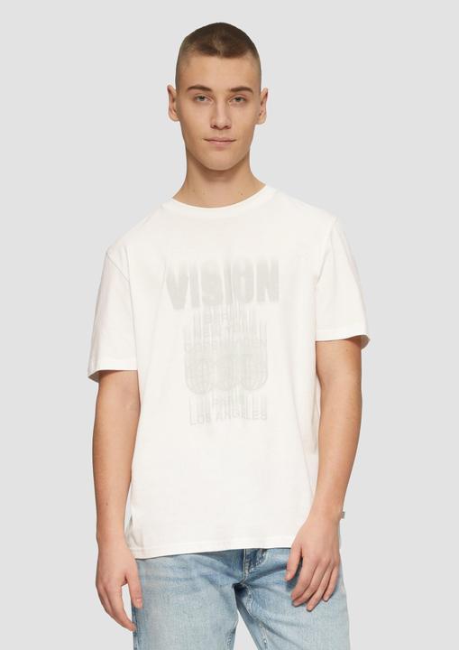 Produktbild S.Oliver T-Shirt Basic Rundhals T-Shirt mit Frontprint (M)