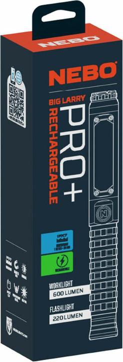 Actual product image Nebo BIG LARRY PRO+ LED-Arbeitslampe (600 lm)