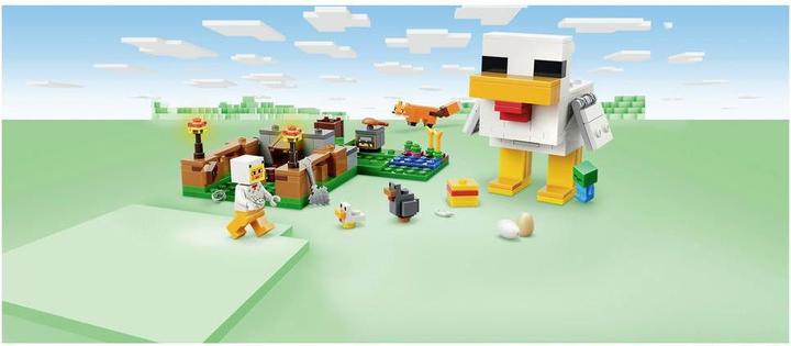 Actual product image LEGO Chicken farm (LEGO Minecraft)