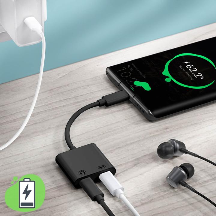 Actual product image Avizar USB-C / USB-C audio and charging adapter (USB-C, USB-C)