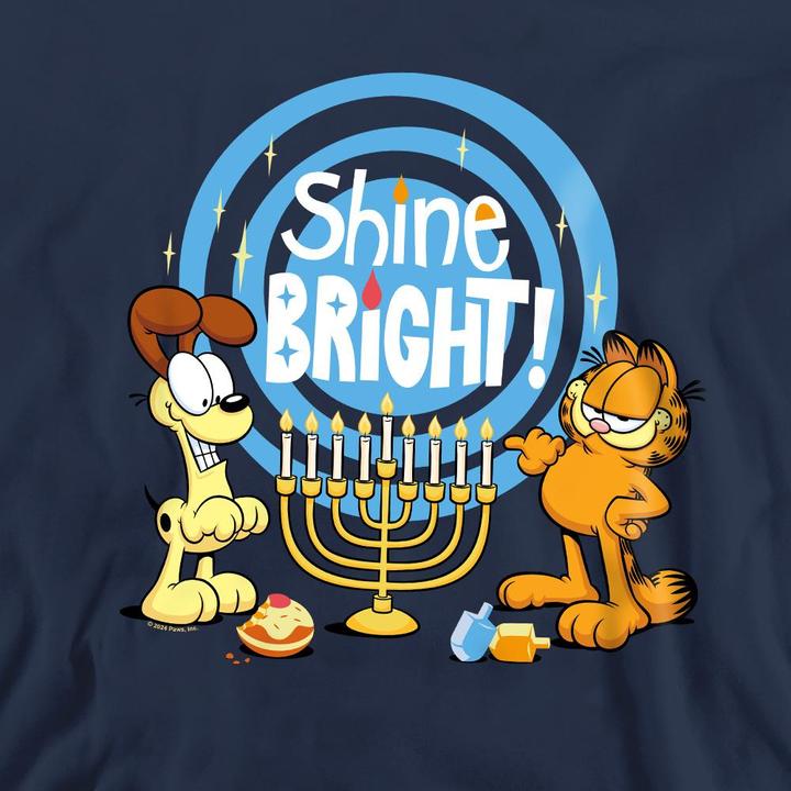 Immagine prodotto Garfield Shine Bright For Hanukkah Felpa Odie Adulto Unisex (XL)
