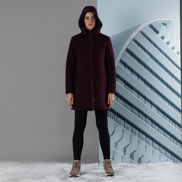Produktbild CMP Campagnolo Wooltech Damen Hoodie Mantel (46)