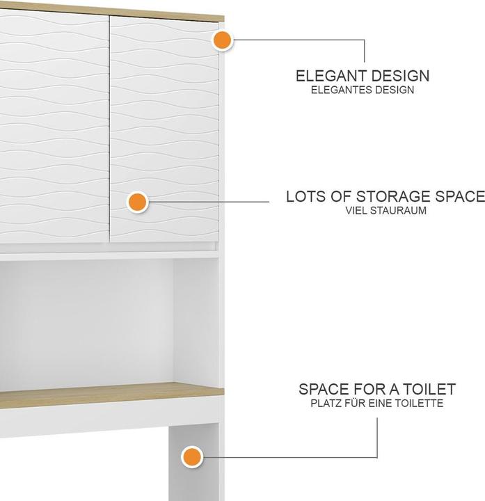 Actual product image Vicco Livia (60 x 20 x 163 cm)