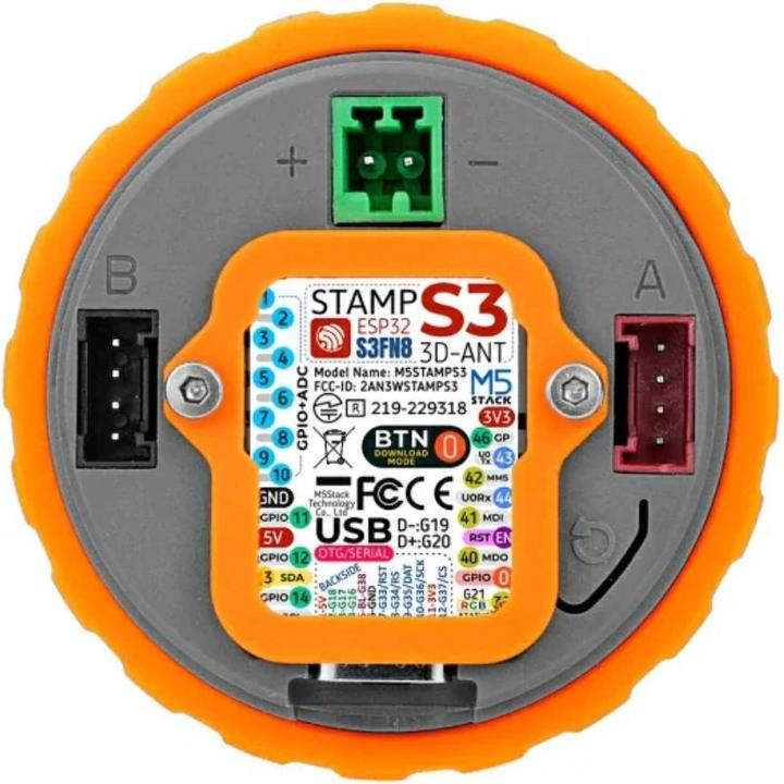 Image du produit M5Stack Dial - ESP32-S3 Bouton rotatif intelligent avec écran tactile de 1,28 pouce