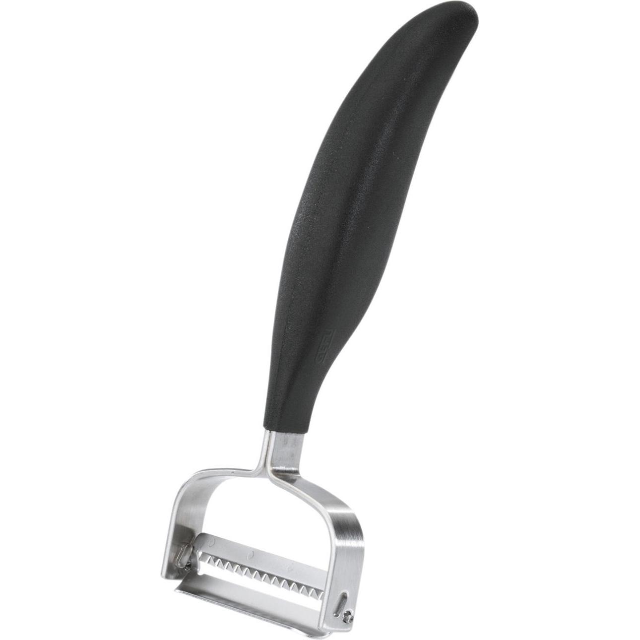 GEFU Julienne-Schäler Striscia, Sparschäler, Schwarz, Silber